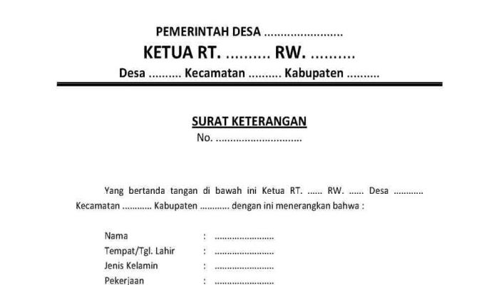 Surat Pengantar RT, Masih Relevankah? - Website Resmi Desa Wonoyoso