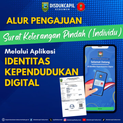 Alur Pengajuan Permohonan Surat Keterangan Pindah (Individu) Melalui Aplikasi Identitas Kependudukan Digital (IKD)