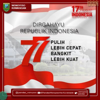 DIRGAHAYU REPUBLIK INDONESIA YANG KE-77