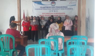 Sehari Jelang Pelaksanaan Pengukuhan Kepengurusan PPDI Kecamatan Kuwarasan, Panitia Kebut Persiapan